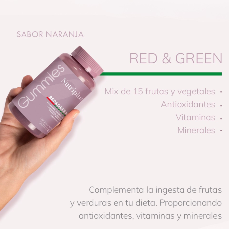 Nutriplus Red&Green Gominola